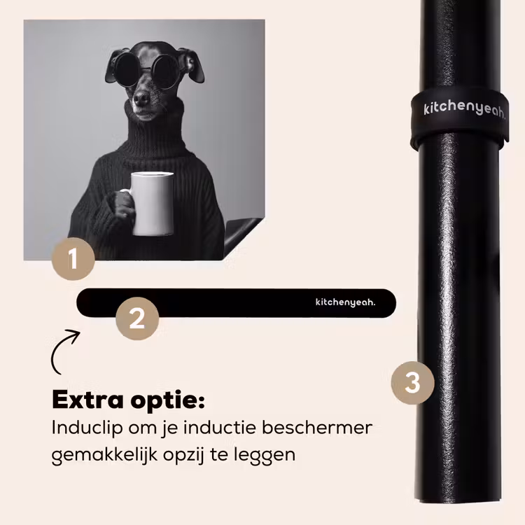Inductie beschermer - Coltrui - Hond - Bril - Mok — 8