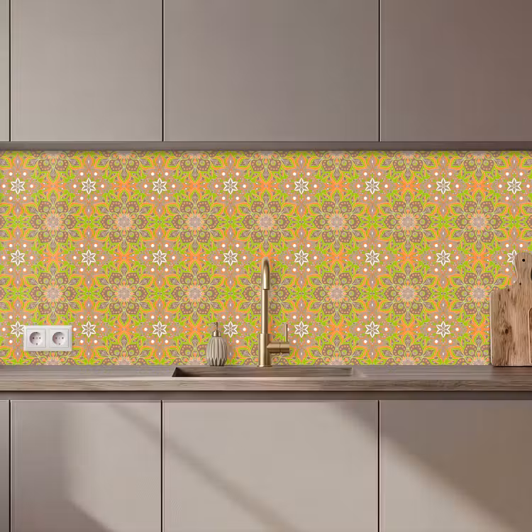 Keuken achterwand - Bohemian - Mandala - Patronen — 1
