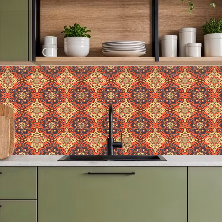 Keuken achterwand - Mandala - Bloemen - Boho - Patronen — 7
