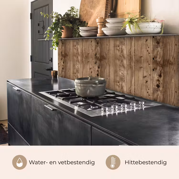 Keuken achterwand - Eikenhout - Patronen - Planken — 5