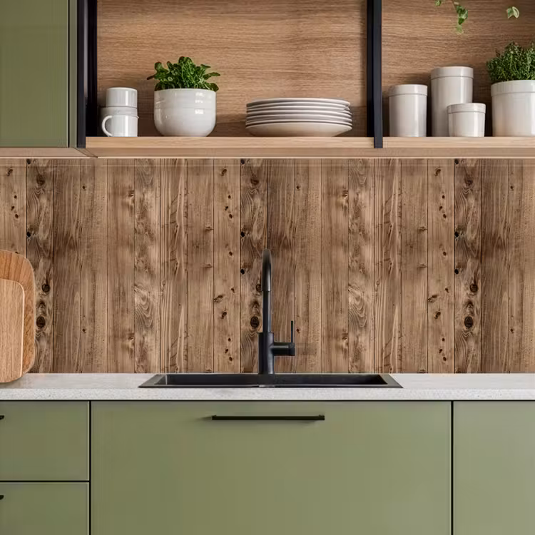 Keuken achterwand - Eikenhout - Patronen - Planken — 7