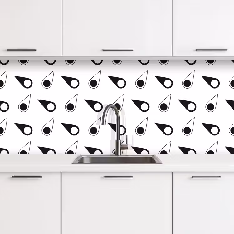 Keuken achterwand - Kompas - Patronen - Reizen — 4