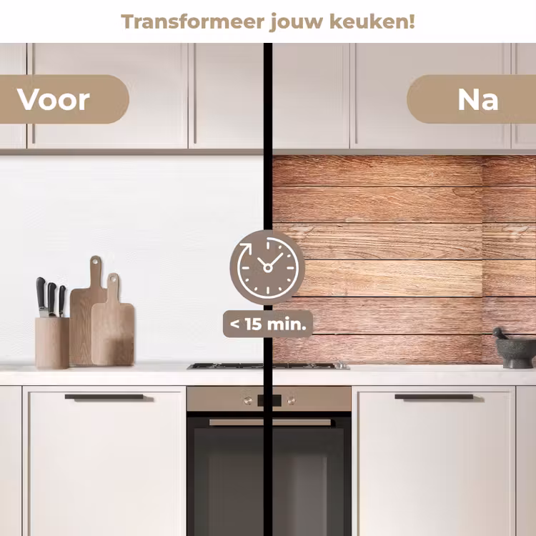 Keuken achterwand - Eikenhout - Planken - Patronen — 3