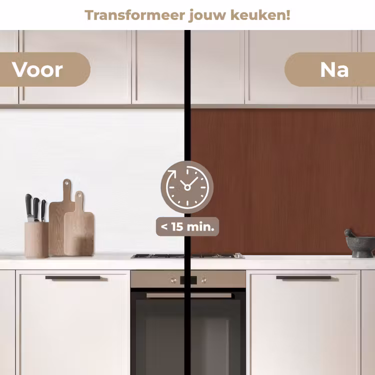 Keuken achterwand - Hout - Plank - Abstract - Patronen — 3