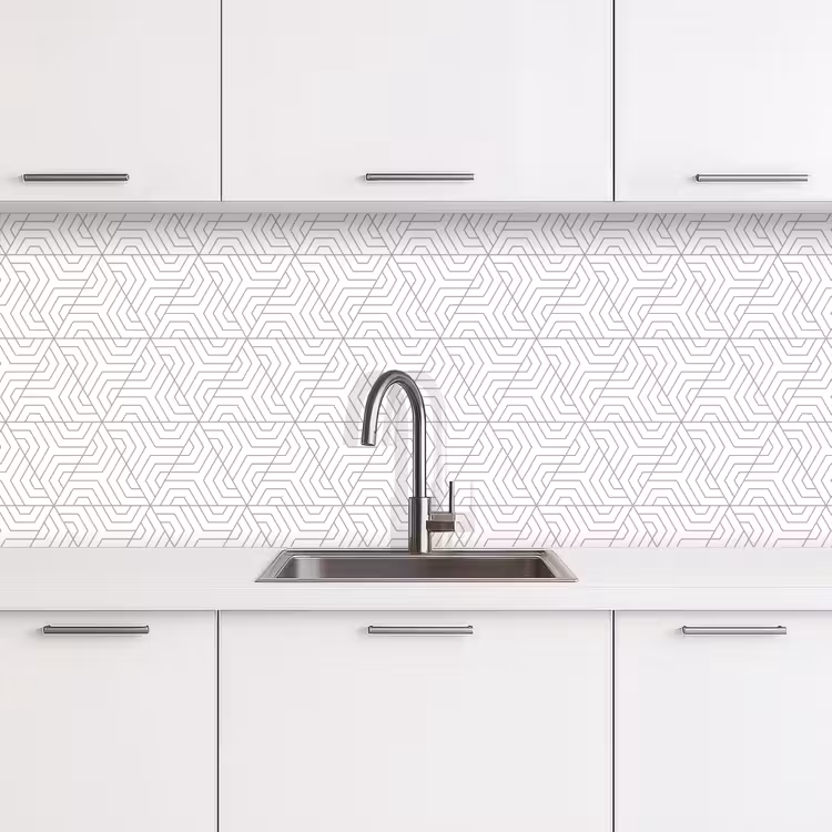 Keuken achterwand - Abstract - Patronen - Design - Driehoek — 4