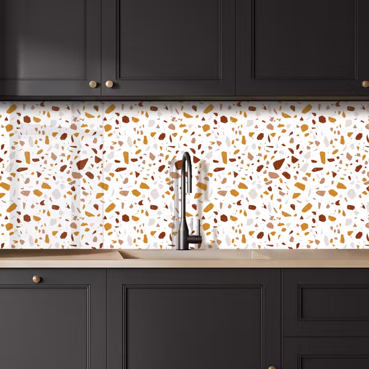 Keuken achterwand - Terrazzo - Patroon - Wit - Urban — 6