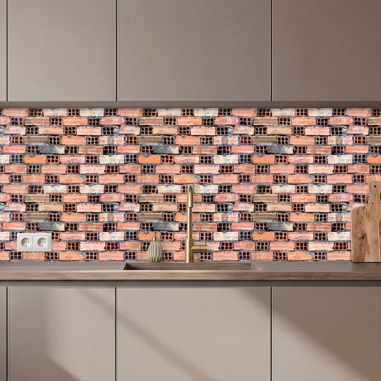 Keuken achterwand - Oud - Stenen - Muur — 1