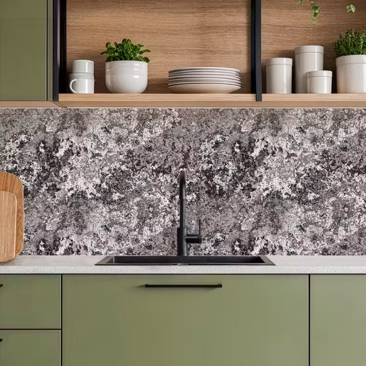Keuken achterwand - Grijs - Roest - Patroon — 7
