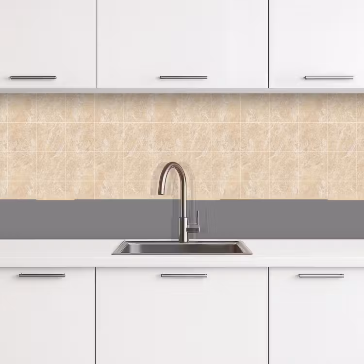 Keuken achterwand - Marmer - Tegels - Beige — 4
