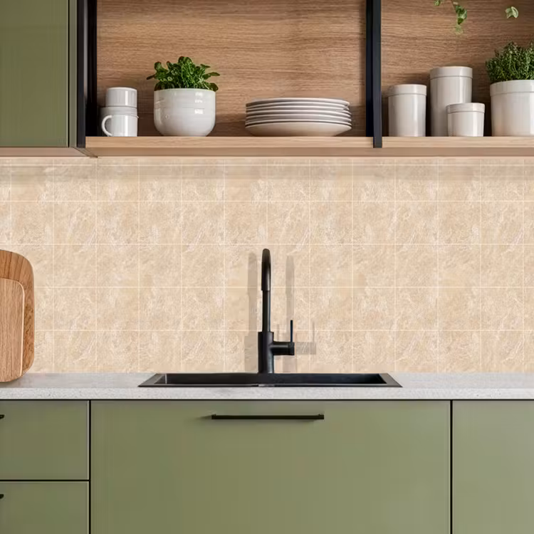 Keuken achterwand - Marmer - Tegels - Beige — 7