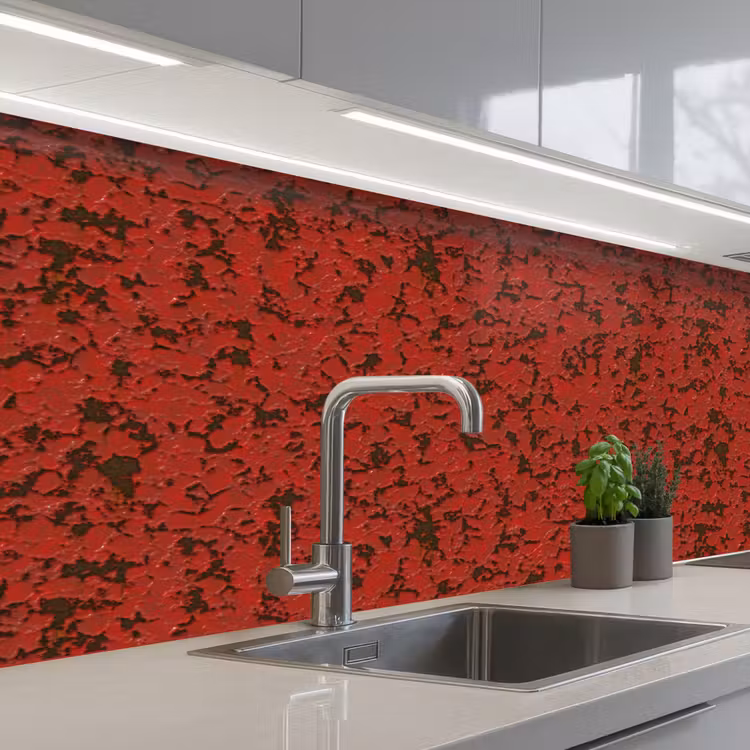 Keuken achterwand - Roest - Rood - Vlekken — 2