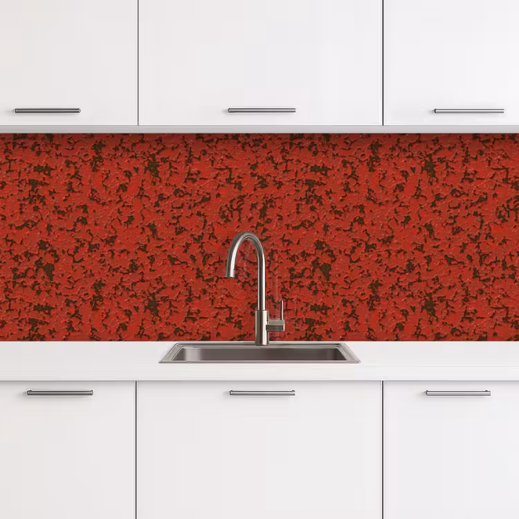 Keuken achterwand - Roest - Rood - Vlekken — 4