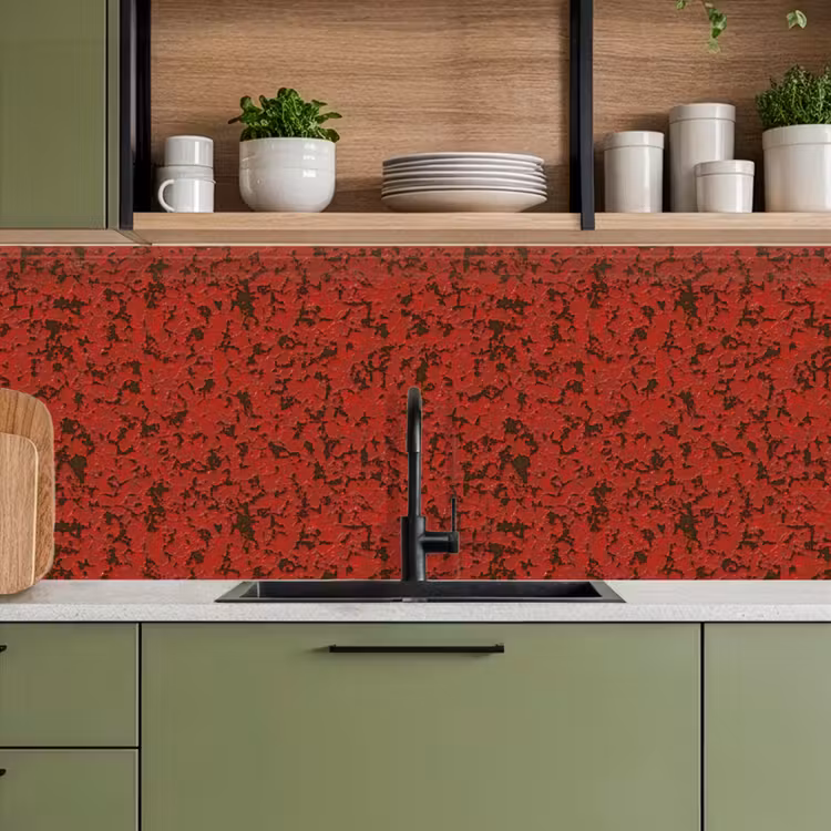 Keuken achterwand - Roest - Rood - Vlekken — 7