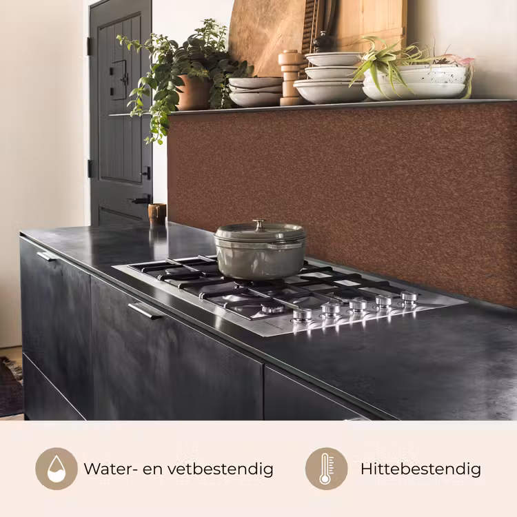 Keuken achterwand - Ruw - Roest - Rood — 5