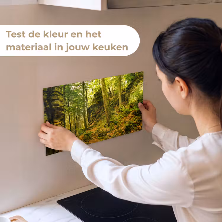 Keuken achterwand - Bomen - Steen - Bos - Natuur - Planten — 2