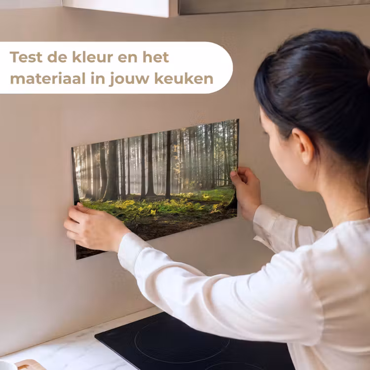Keuken achterwand - Zon - Takken - Bomen - Bos - Natuur — 2