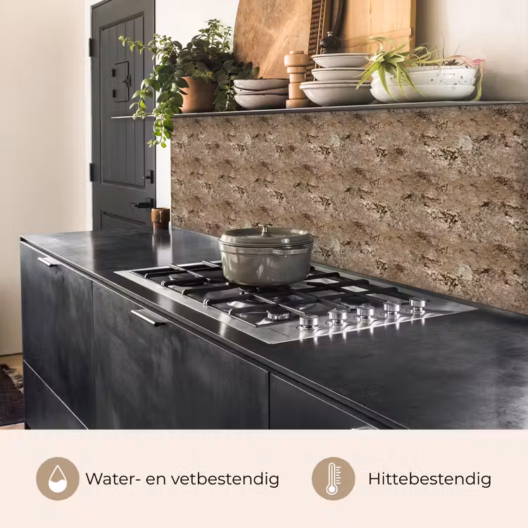 Keuken achterwand - Beige - Graniet - Ruw — 5