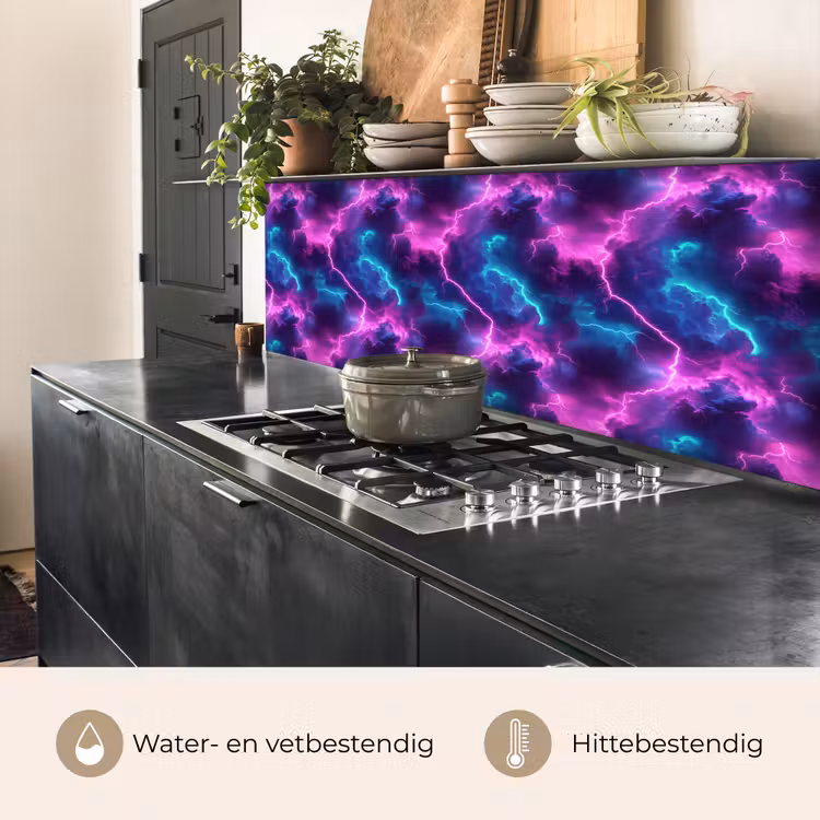 Keuken achterwand - Elektrisch - Neon - Lucht — 5