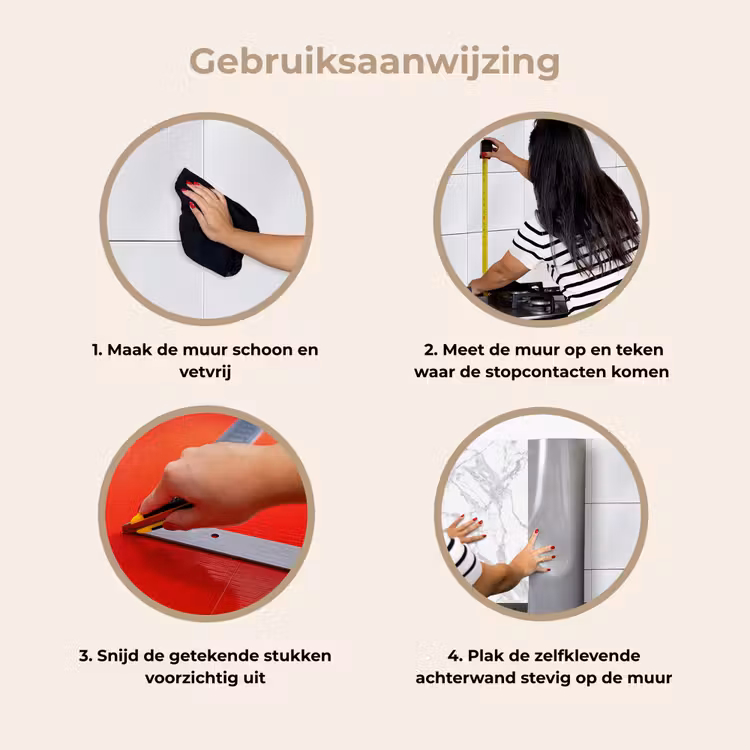 Keuken achterwand - Marmer - Zuiver - Grijs - Aders — 8