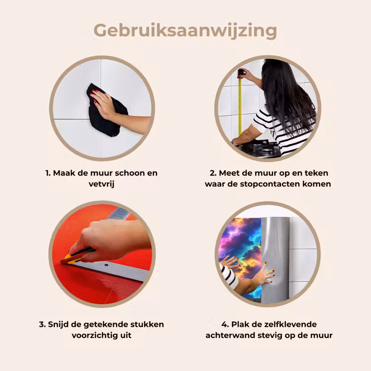 Keuken achterwand - Storm - Bliksem - Regenboog — 8