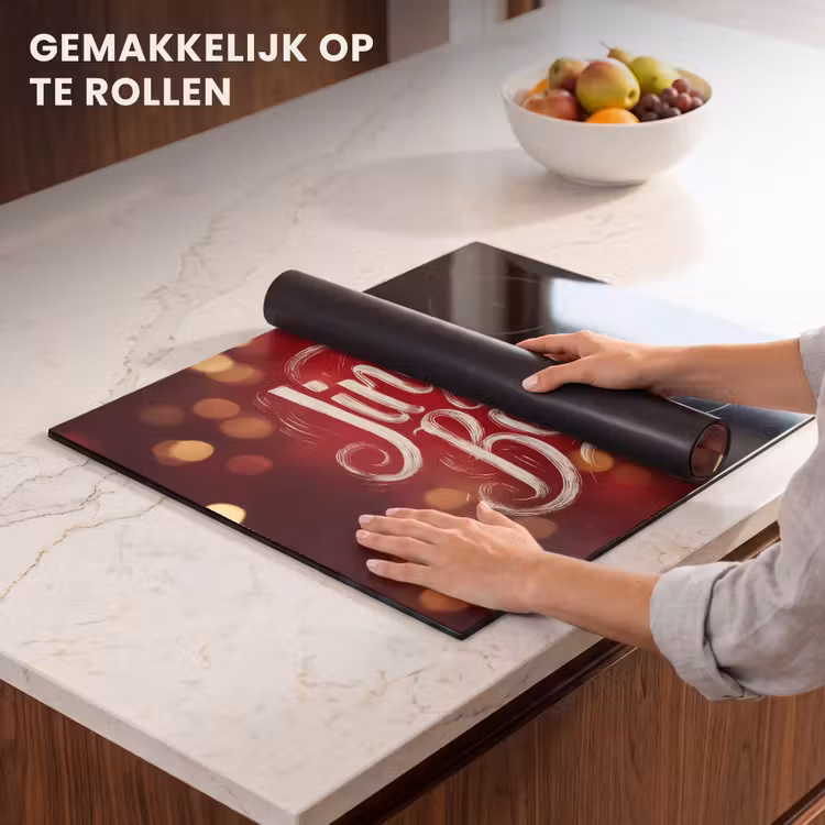 Inductie beschermer - Jingle - Bells - Kerst - Rood — 7