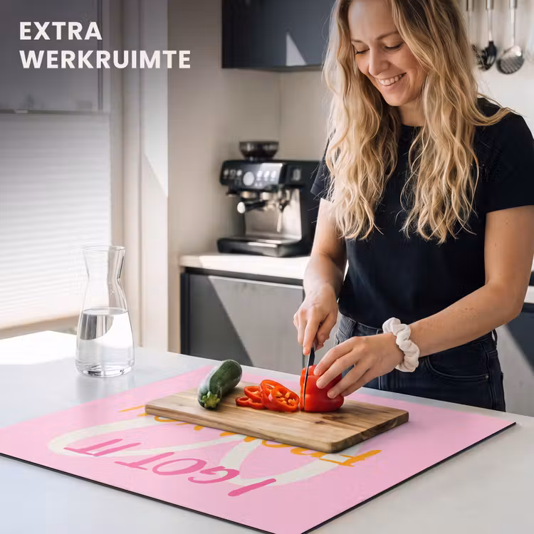 Inductie beschermer - Mama - Quote - Hart - Roze — 2