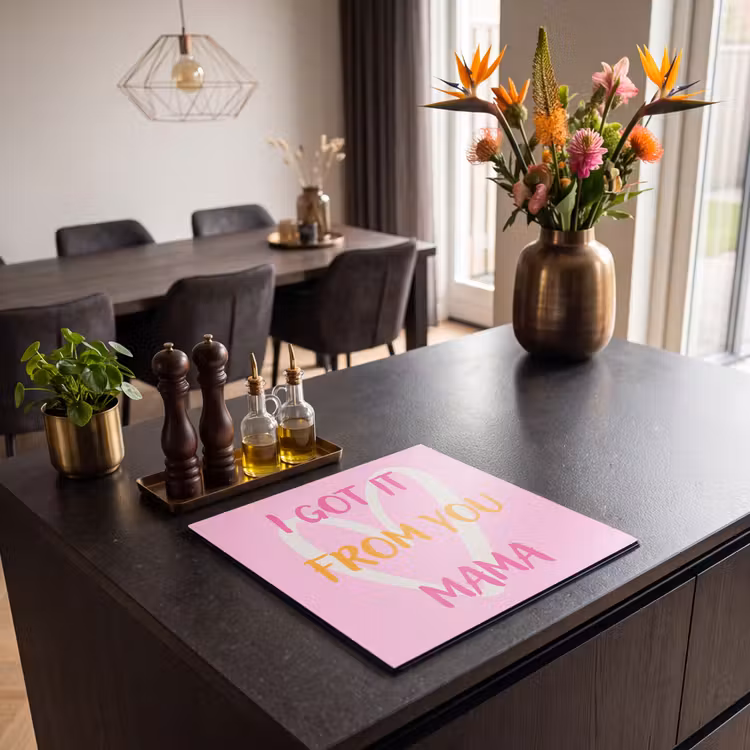 Inductie beschermer - Mama - Quote - Hart - Roze — 3