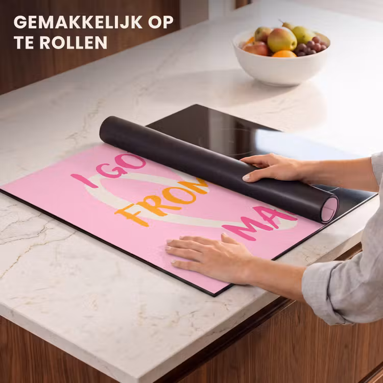 Inductie beschermer - Mama - Quote - Hart - Roze — 6
