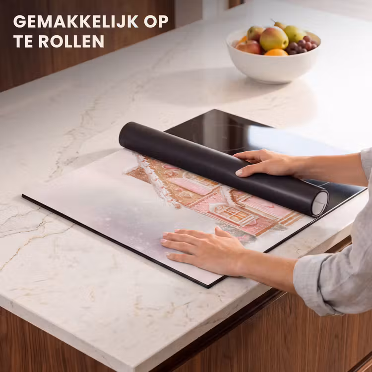 Inductie beschermer - Huisje - Suiker - Pastel — 7