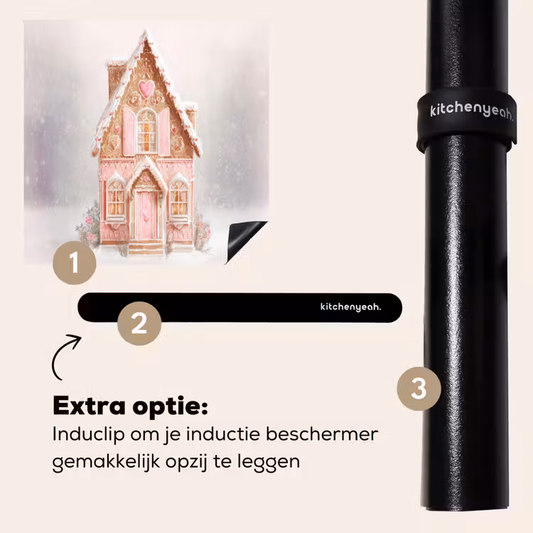 Inductie beschermer - Huisje - Suiker - Pastel — 8