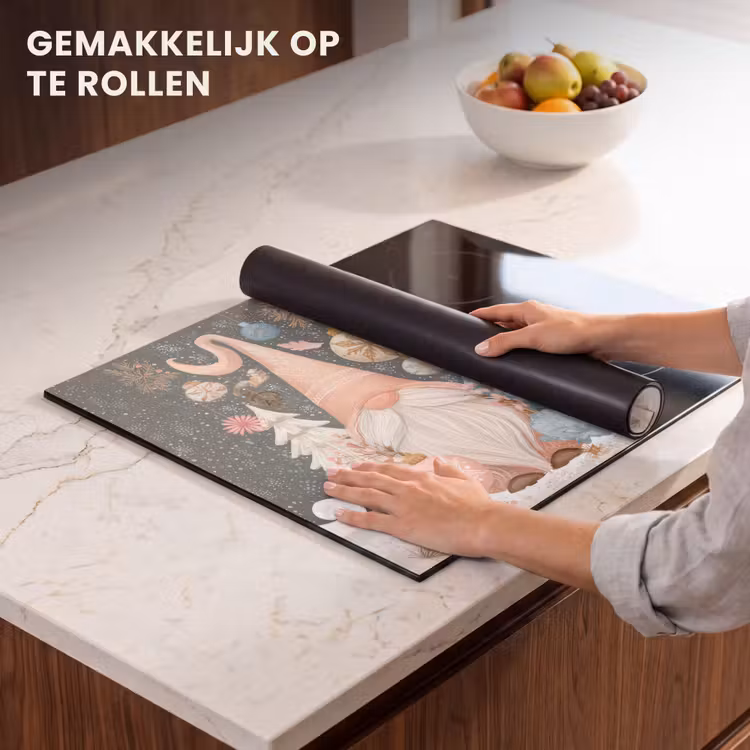 Inductie beschermer - Kerst - Gnomen - Pastel — 7