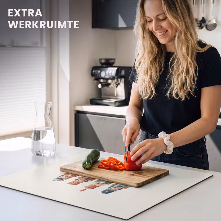 Inductie beschermer - Notenkrakers - Minimalistisch - Kerst - Beige — 5