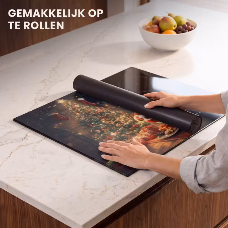 Inductie beschermer - Kerstman - Haard - Donker — 7