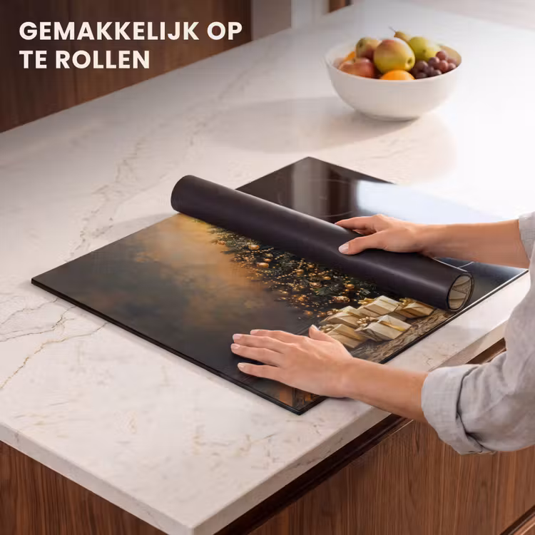 Inductie beschermer - Kerstboom - Cadeaus - Goud — 7