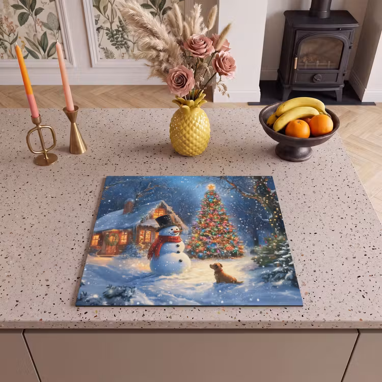 Inductie beschermer - Kerstwonder - Winteravond - Kleurrijk — 3