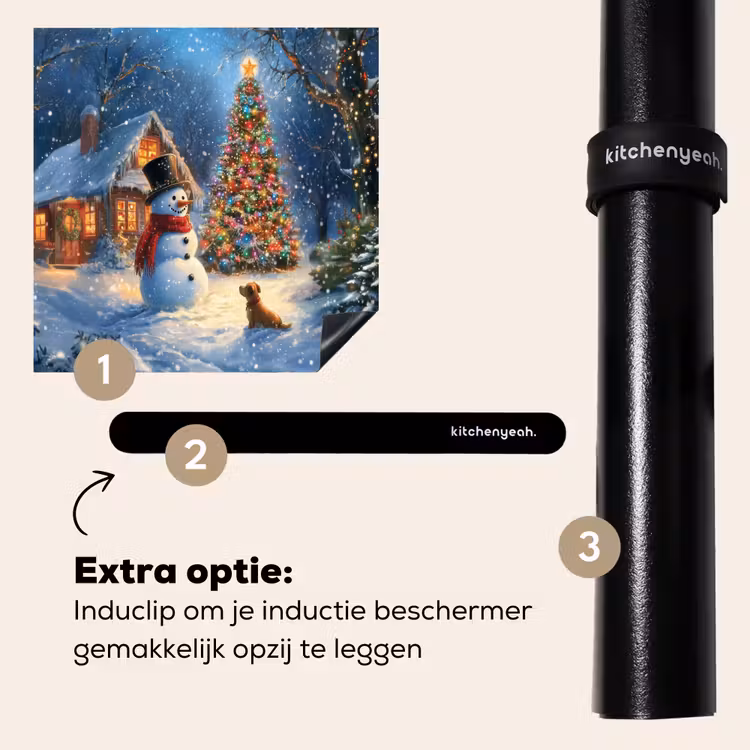 Inductie beschermer - Kerstwonder - Winteravond - Kleurrijk — 8