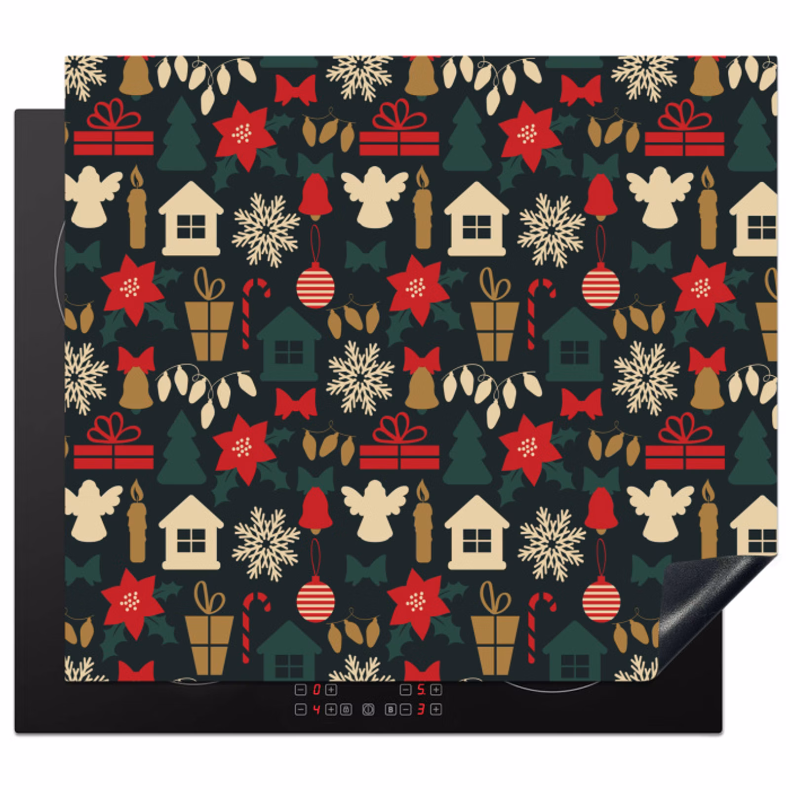 Inductie beschermer - Patroon - Kerst - Symbolen — 1