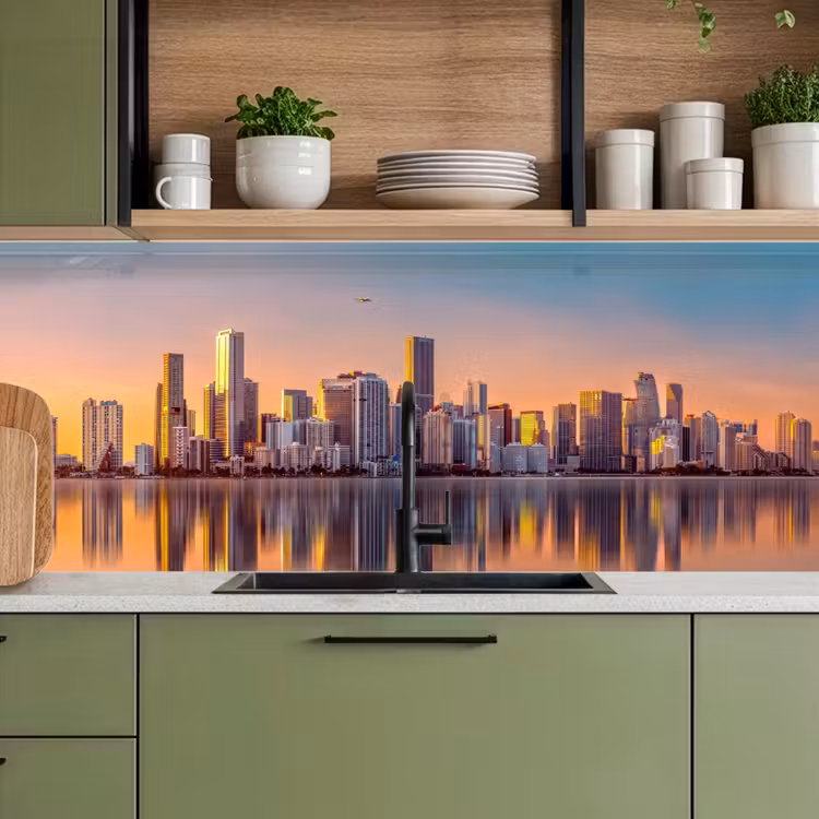Keuken achterwand - Skyline - Gebouwen - Steden — 7