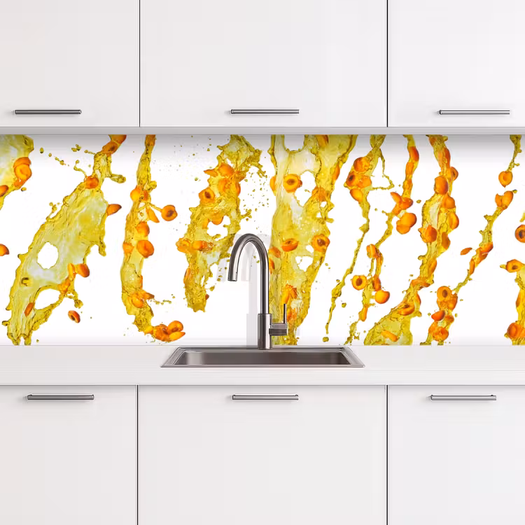 Keuken achterwand - Oranje - Geel - Splash - Fruit — 4
