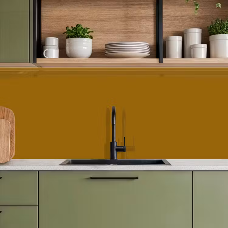 Keuken achterwand - Goud - Luxe - Interieur — 7