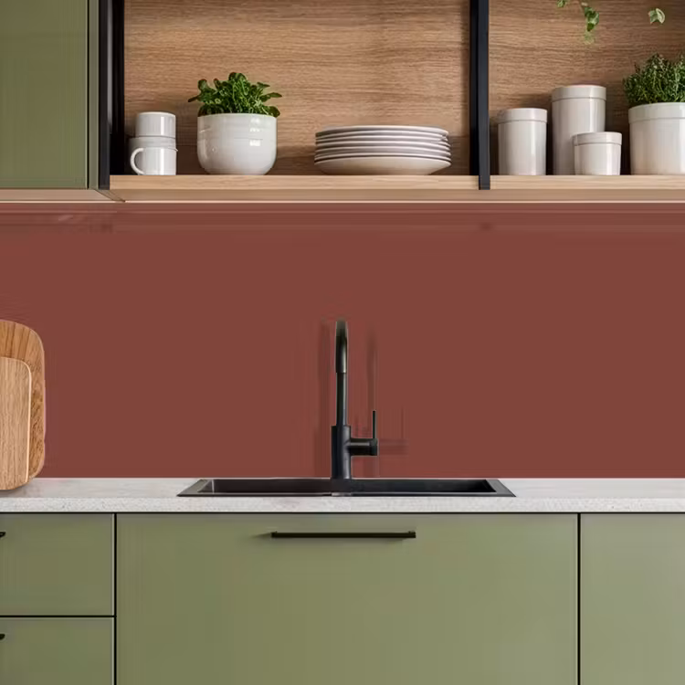Keuken achterwand - Palet - Rood - Interieur — 7