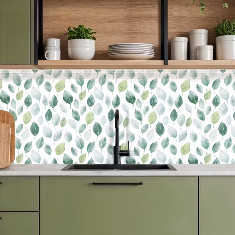 Keuken achterwand - Blad - Mix - Fris - Groen — 7