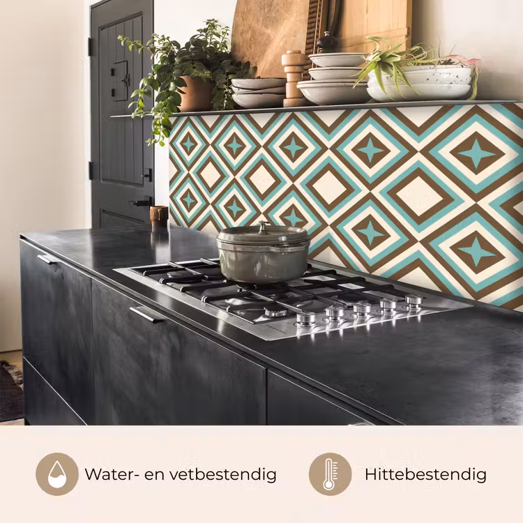 Keuken achterwand - Jaren 50 - Ster - Design — 5