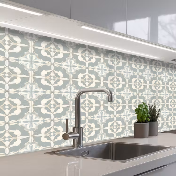 Keuken achterwand - Klassiek - Pastel - Bloemaccent — 2