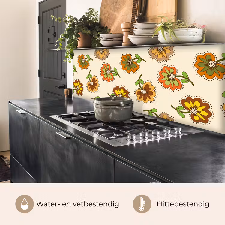 Keuken achterwand - Design - Bloemen - Retro - Vintage — 5