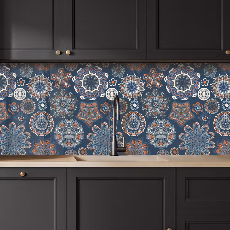 Keuken achterwand - Patronen - Ornament - Versiering — 6