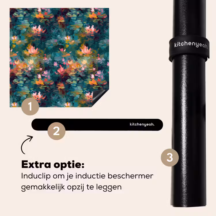 Inductie beschermer - Waterlelies - Vijver - Water — 8