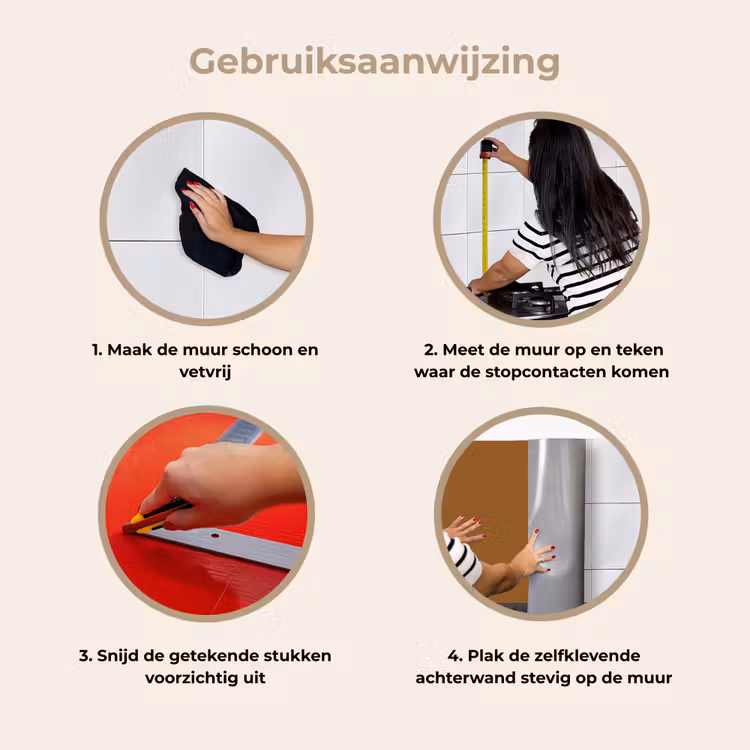 Keuken achterwand - Bruin - Aardetint - Effen kleur — 8