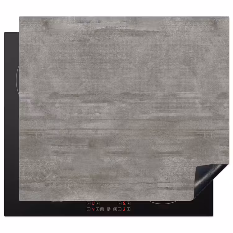 Inductie beschermer - Patroon - Beton - Grijs — 1