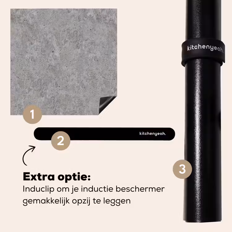 Inductie beschermer - Patroon - Cement - Beton — 8